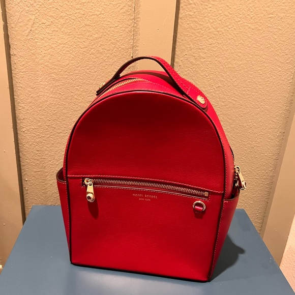 henri bendel Handbags - Henri Bendel W 57th backpack red (burgundy)
